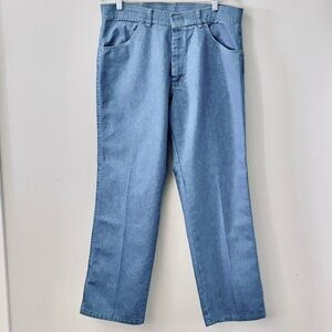 Wrangler Hero Light Blue Jeans Flex-Fit Waist 
Hook-and-Bar Closure Men’s 36x30